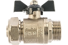 Шаровый кран под металлопластиковую трубу 20х3/4&quot; ц/ш бант Rvc 17008