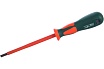Шлицевая диэлектрическая отвертка Jonnesway SL, DV13S5125 (D19S5125), 5,5х125мм