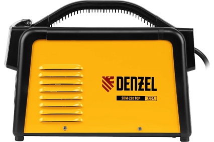Аппарат инверторной дуговой сварки Denzel sdm-220 top 220 А, кейс 94358
