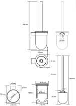 Ерш подвесной Bemeta Organic 157113141