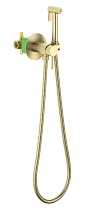Смеситель Timo Saona 2338/17SM с гигиеническим душем, матовое золото
