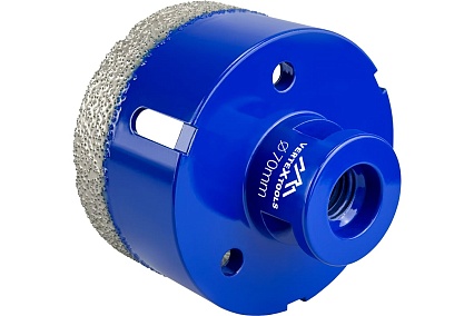 Коронка алмазная 70x35 мм для УШМ Vertextools 333-70-35