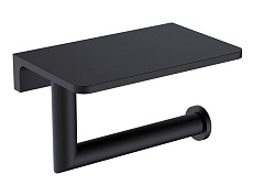 Держатель туалетной бумаги AQUAme Trento AQM7209MB черный матовый