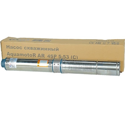 Скважинный насос AquamotoR AR 4SP 5-53 C с кабелем 20м AR151015