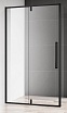 Душевая дверь AQUAme AQM7108-2-12 120x195, прозрачное, черный