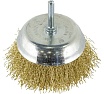 Кордщетка чашеобразная с хвостовиком для дрели 100мм Forsage F-BCR004(51494)