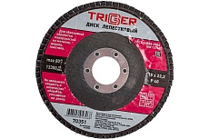 Диск лепестковый по металлу (115х22 мм; P40) для УШМ Триггер 70351 тов-158861