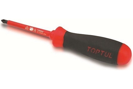 Диэлектрическая отвертка Toptul PZ1х100 мм FCEB0110