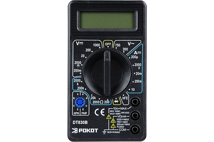 Цифровой мультиметр Рокот DT-830В 660-014