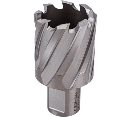 Сверло корончатое HSS по металлу (33х30/63 мм; Weldon 19) D.BOR CD-HSS-030-033-W