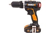 Бесщеточная аккумуляторная ударная дрель-шуруповерт Worx WX367