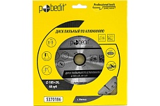 Диск пильный по алюминию 185х20 мм, 60 зубьев Pobedit 5370186