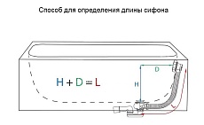 Слив-перелив Alcaplast A55K-80-RU-01 80 cм