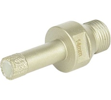 Коронка алмазная, вакуумное спекание (14х40 мм; 1/2&quot;; М14) TECH-NICK TUK 136.600.7017
