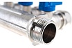 Коллектор СТМ 3 выхода, 3/4x16, с шаровыми кранами, для м/п труб C3MP3416