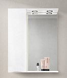 Зеркальный шкаф BelBagno MARINO-SPC-600/750-1A-BL-P-L 60 см, левосторонний, Bianco Lucido