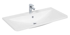 Тумба с раковиной BelBagno Acqua 100 см напольная Bianco Lucido