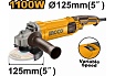 Угловая шлифовальная машина Ingco 1100 Вт, 125 мм INDUSTRIAL AG1100385
