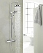 Душевая стойка Kludi Dual Shower System A-QA 6609505-00, термостат