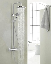 Душевая стойка Kludi Dual Shower System A-QA 6609505-00, термостат