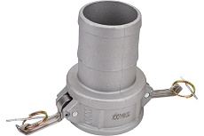 Алюминиевый камлок TITAN LOCK типа С серия EcoLine, розетка с хвостовиком 3&quot; TL300CAL-EL