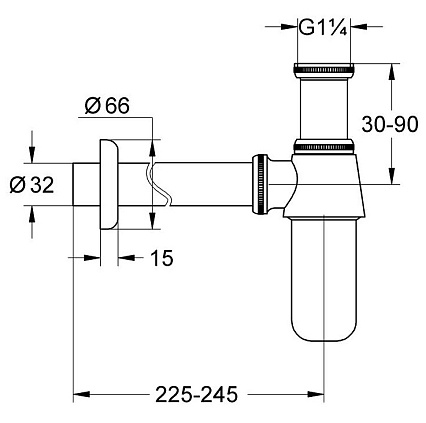 Сифон для раковины Grohe 28920000