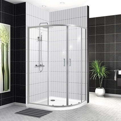 Душевой уголок BelBagno UNO-195-RH-2-120/80-C-Cr 120x80 прозрачный