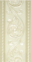 Бордюр Carmen Caprichosa Cenefa Yara Vainilla 7.5х15 см, MP000008826
