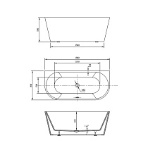 Акриловая ванна Vincea VBT-421 180x80