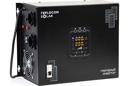 Многофункциональный инвертор Teplocom SOLAR-1500 220В 1500ВА 1050Вт 2412