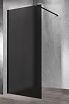 Душевая перегородка Vincea Walk-In VSW-1H900GFB 90x200 черный матовый, матовое тонированное