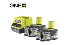 Набор Ryobi ONE+ RC18120-250 5133003364 аккумулятор (18 В; 5.0 А*ч; Li-Ion) 2 шт. и зарядное устройство RC18120