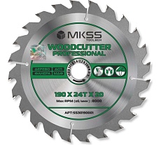 Диск пильный по дереву MKSS Toolbox Woodcutter Professional SS3019 190x24Тх1.4/2.2x20 мм SS30190001
