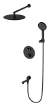 Душевой набор Wonzon&Woghand Stick WW-88929010-MB термостат, черный матовый