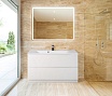 Тумба с раковиной BelBagno Marino 120 см, напольная Bianco Lucido