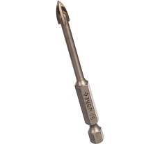 Сверло по стеклу и кафелю Зубр Профессионал 4-х резцовый, 6 мм, шестигранный хвостовик 29845-06_z01