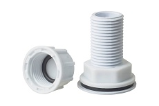 Штуцер врезка в бак MasterProf 1/2", с прокладкой, пластик ИС.130975