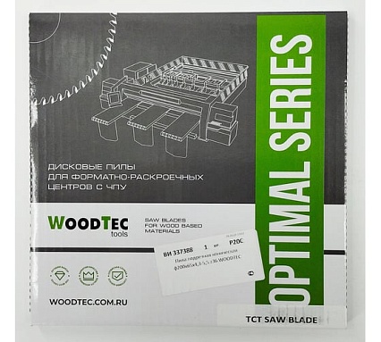 Пила подрезная коническая 200x4.3-5.5/3.2x65 мм, Z36 Woodtec ВИ 337388