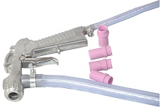 Пистолет пескоструйный для малых камер с форсунками 4 шт. AE&T T063M