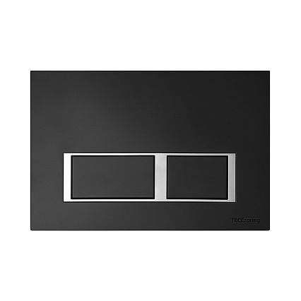 Инсталляция для унитаза TECE TECEspring S955202 (4в1) с кнопкой смыва, черный матовый