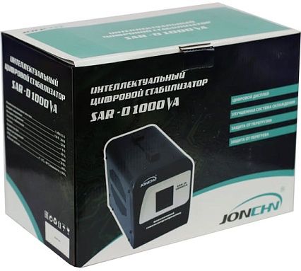 Интеллектуальный однофазный стабилизатор напряжения JONCHN SAR-D1000VA