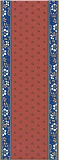 Декор Kerama Marazzi Фонтанка красный 15x40 см, NT\A169\15000