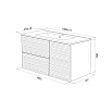 Тумба с раковиной Iddis Bild 100 см белый BIL10W0i95K