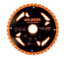 Диск пильный Hilberg Vezdehod 184х30 мм, 40Т, 7 град HV186