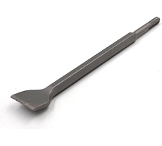 Зубило для плитки плоское изогнутое SDS-Plus 40 мм, 250x14 мм KUBIS 07-02-4025