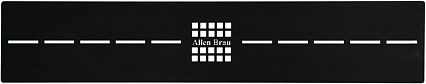 Решетка Allen Brau Infinity 8.210N6-BBA для поддона 140x90, черный браш