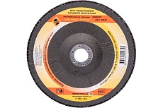 Круг лепестковый конический (180х22.2 мм; К120) для углошлифовальных машин Энкор 20544