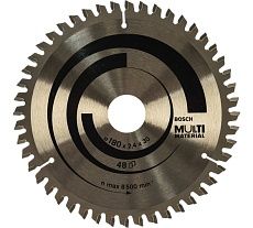 Диск циркулярный Multi Material для ручных циркулярных пил (180х30 мм; Z48) Bosch 2608640507