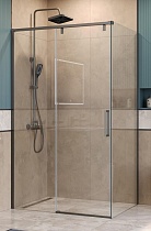 Душевой уголок BelBagno SOFT_CLOSE-1-AH-1-110/90-C-GM 110x90 прозрачный, оружейная сталь