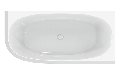 Акриловая ванна Cezares Lux CZR-LUX-CORNER-165-80-58-R 165x80 см белый, R